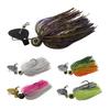 15g/0.53OZ Leurre Jig à Palette Chatterbait avec Jupe en Silicone Spinner Vibrante pour Bass Truite Eau Douce Eau Salée
