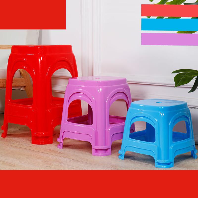 HUIHUADU Thickened Anti-Slip Plastic Stool