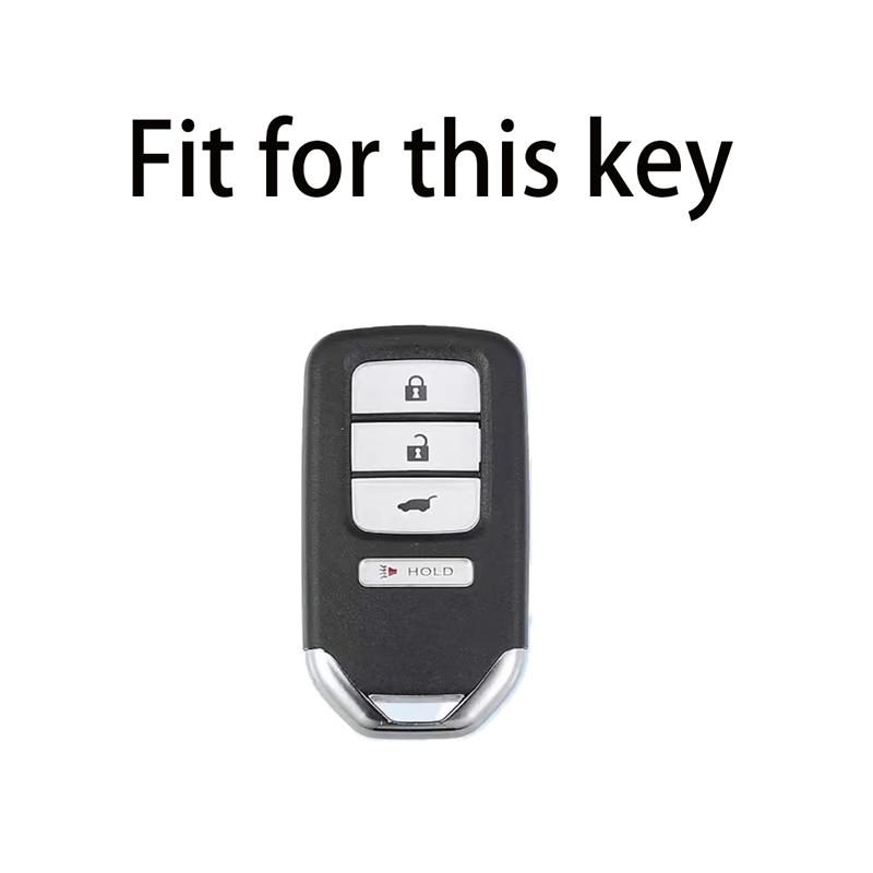 4 Buttons Fasion TPU Car Remote Key Fob Cover Case For Honda Accord EX EXL Civic Crv Hrv Pilot Ridgeline 2016 -2018 Pocketor