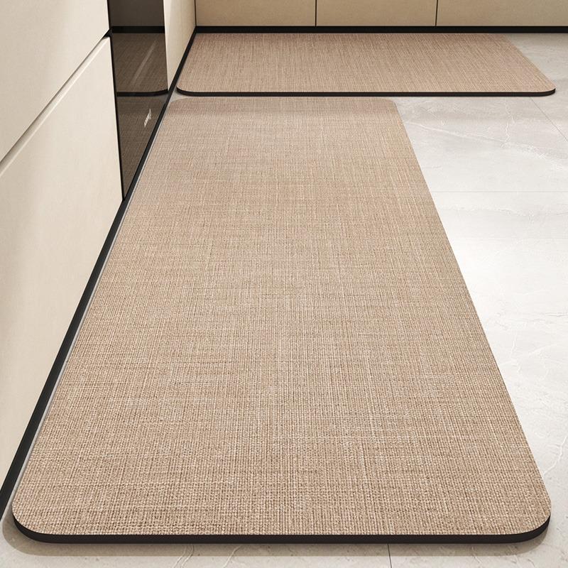 Carpet for Kitchen Mat Soft Diatom Mud Absorbent Carpet Non-slip Floor Mats Water-absorbent Home Decoration Alfombra De Cocina