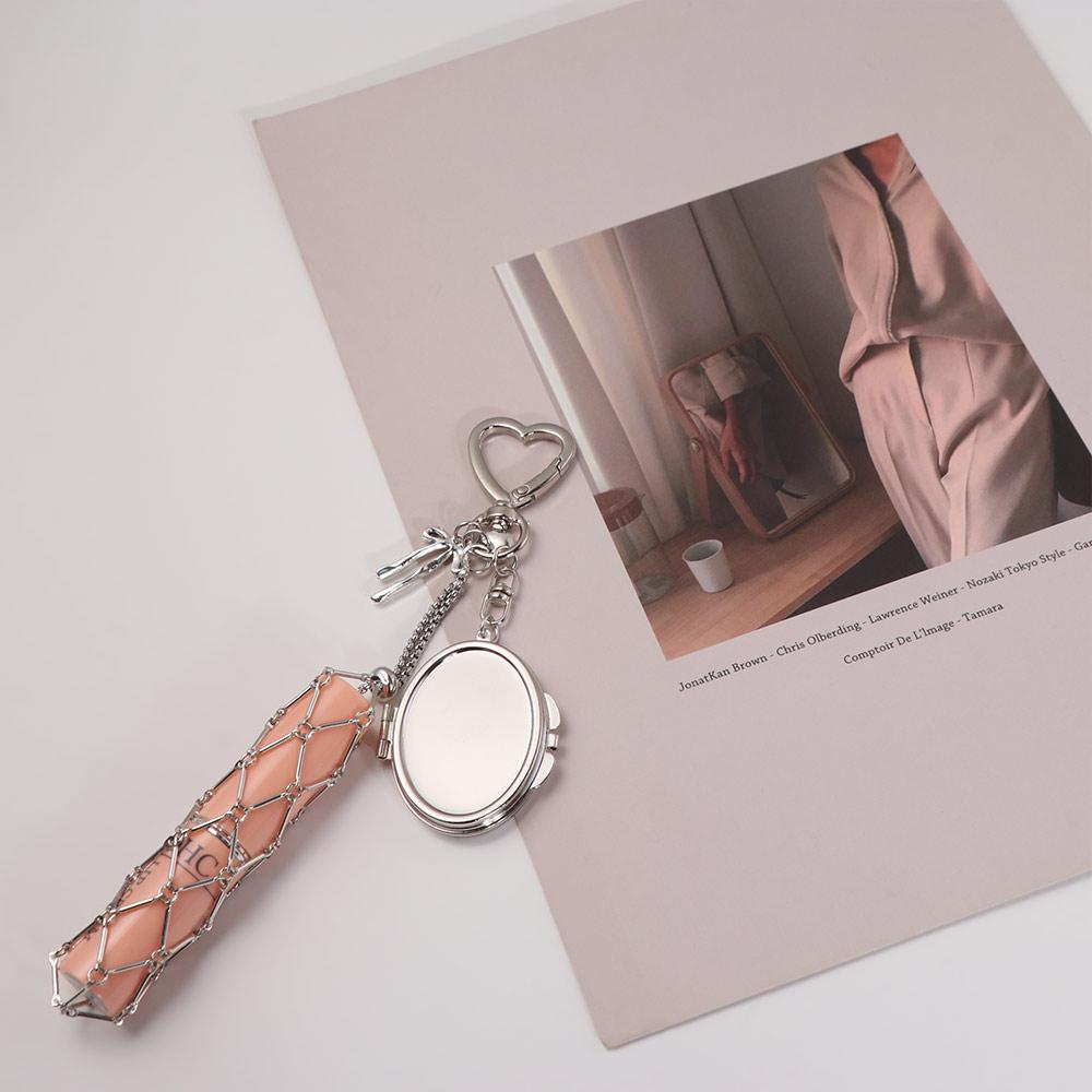 Portable Metal Net Lipstick Bag Mini Lipstick Storage Bag  Makeup Storage