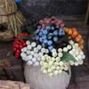 Christmas Wedding Decoration Red White Berries Mini Berry Spike Fake Flower Artificial Flowers Foam