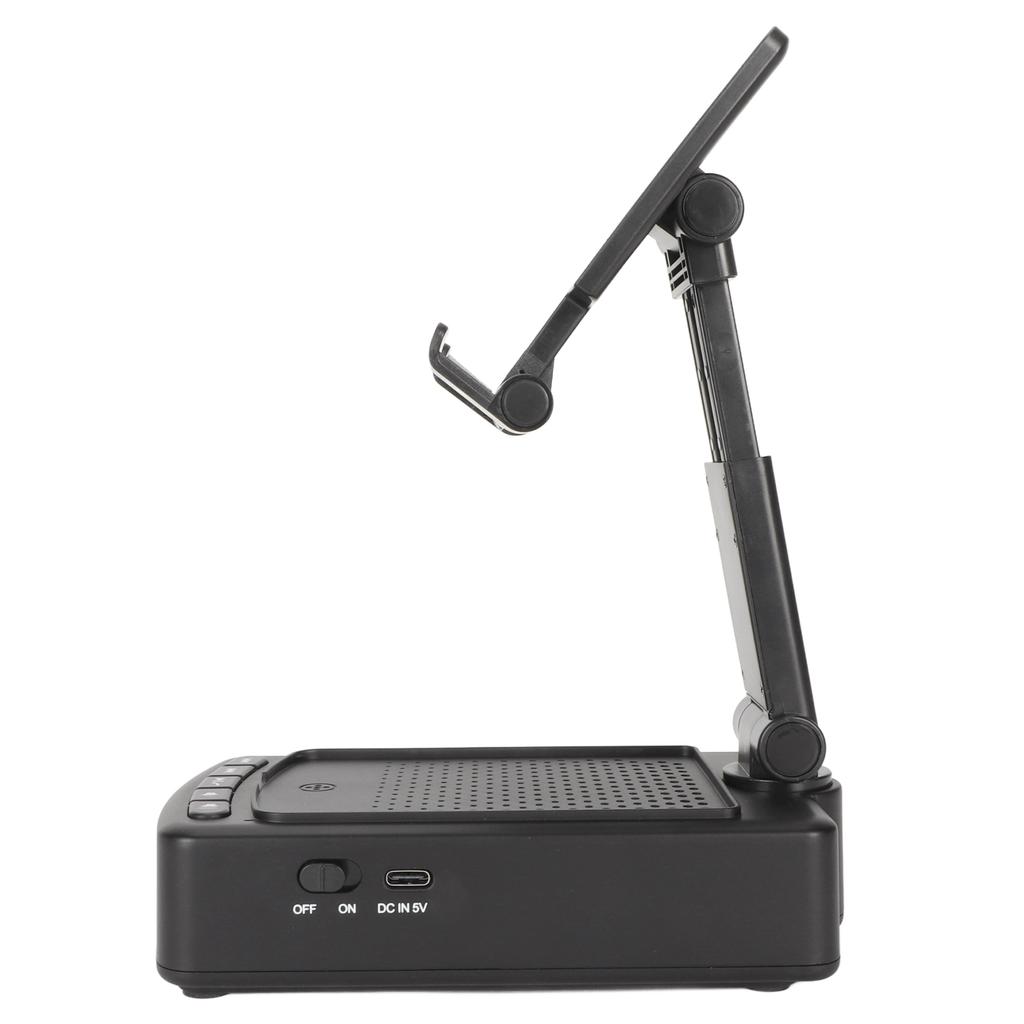 F28 Cell Phone Stand with Speaker Playback Stable Support Adjustable Angle Anti Slip Phone Holder