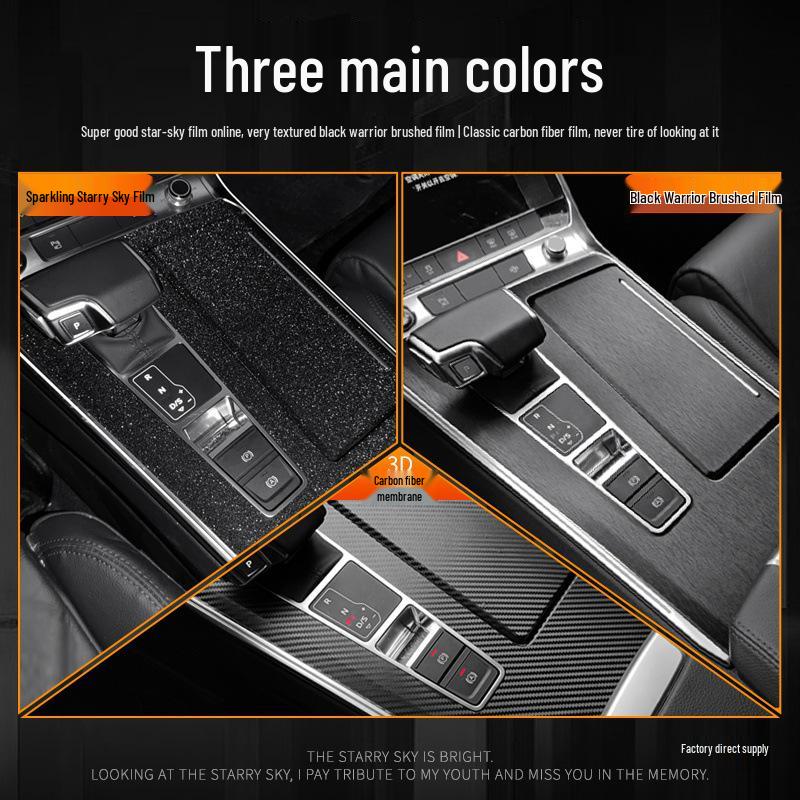 BYD Han 20-25 EV Interior Film: Central Control Sticker & Intelligent Driving Protection Decoration