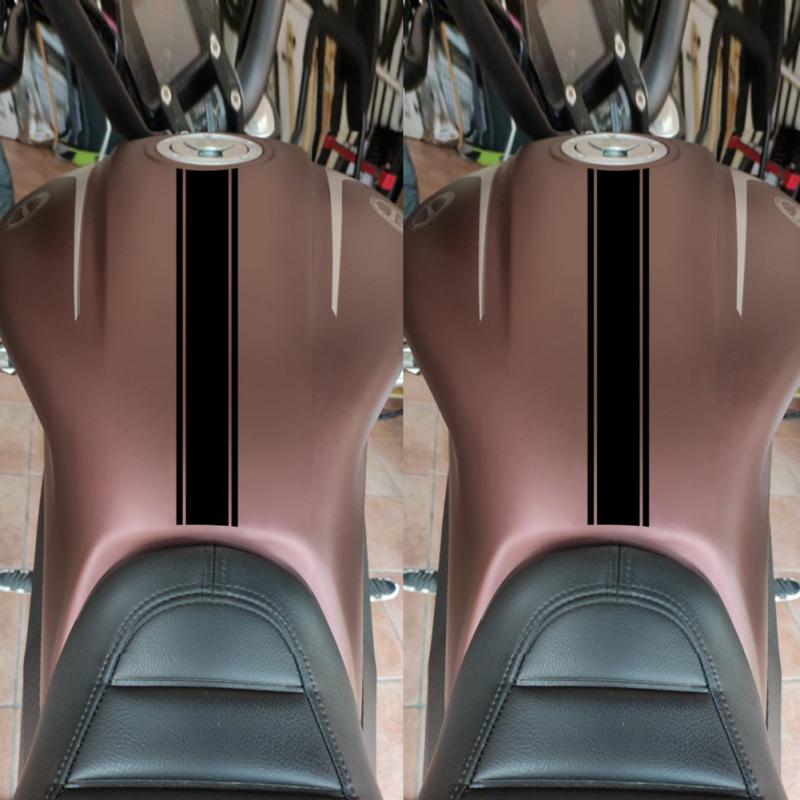 Pvc D-1779 Stripe Decorative Car Stickers Waterproof Detachable Self-adhesive Retro Motorcycle