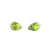 Peridot Gemstone 925 Sterling Silver Handmade Cufflinks 0.66" Father's Day Gift CL-6-2