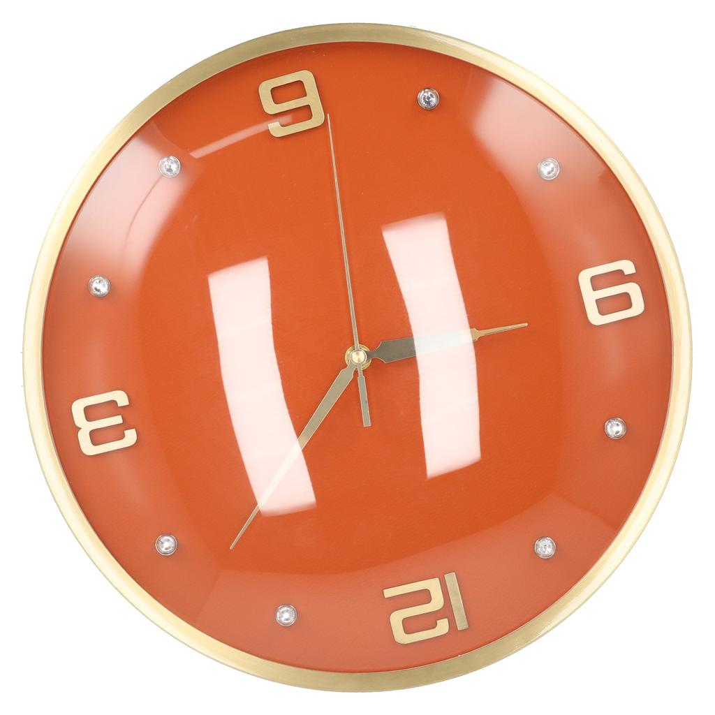Nordic Full Copper Clock Wall Mounted Round Clock Set for Home Living Room Kitchen OfficeJY?81027