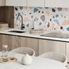 Self-Adhesive Vinyl Panel With Print 100x50 cm Pattern with Stone Fragments