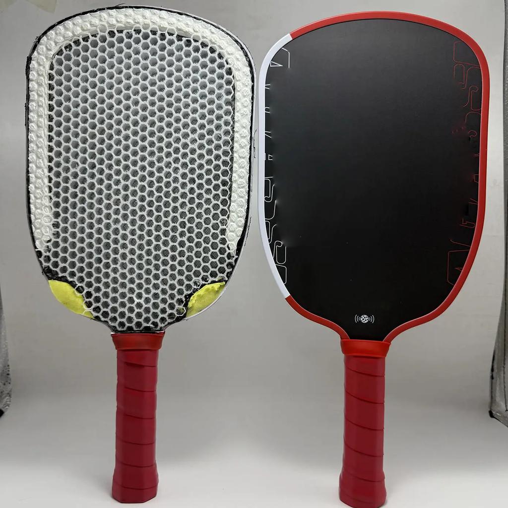 TFP Foam Core GEN4 Pro IV Pickleball Paddle 16/14mm Large Sweet Spot for T700 Raw Carbon Fiber Surface USAPA Entertainment