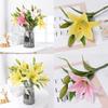 Handcrafted Fake Lily Flower For Wedding Outdoor And Home Decoration