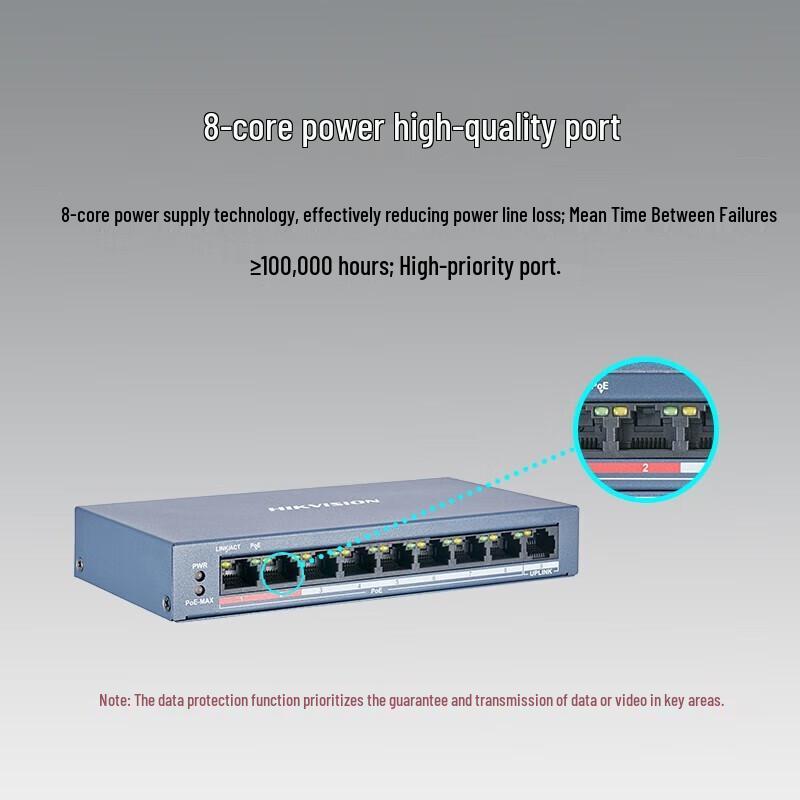 Hikvision DS-3E0109SP-E 9-Port 100Mbps PoE Switch