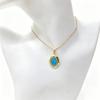 New Trendy Openable Oval Enamel Art Photo Box Pendant Necklace Minimalist for Female Male Daily Party Jewelry Accessories