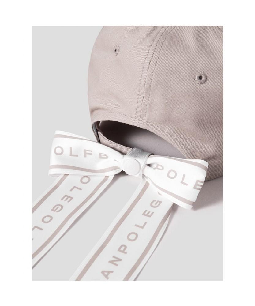 Binpolaegseseoli Women'S Cotton Twill Ribbon Ball Cap - Beige