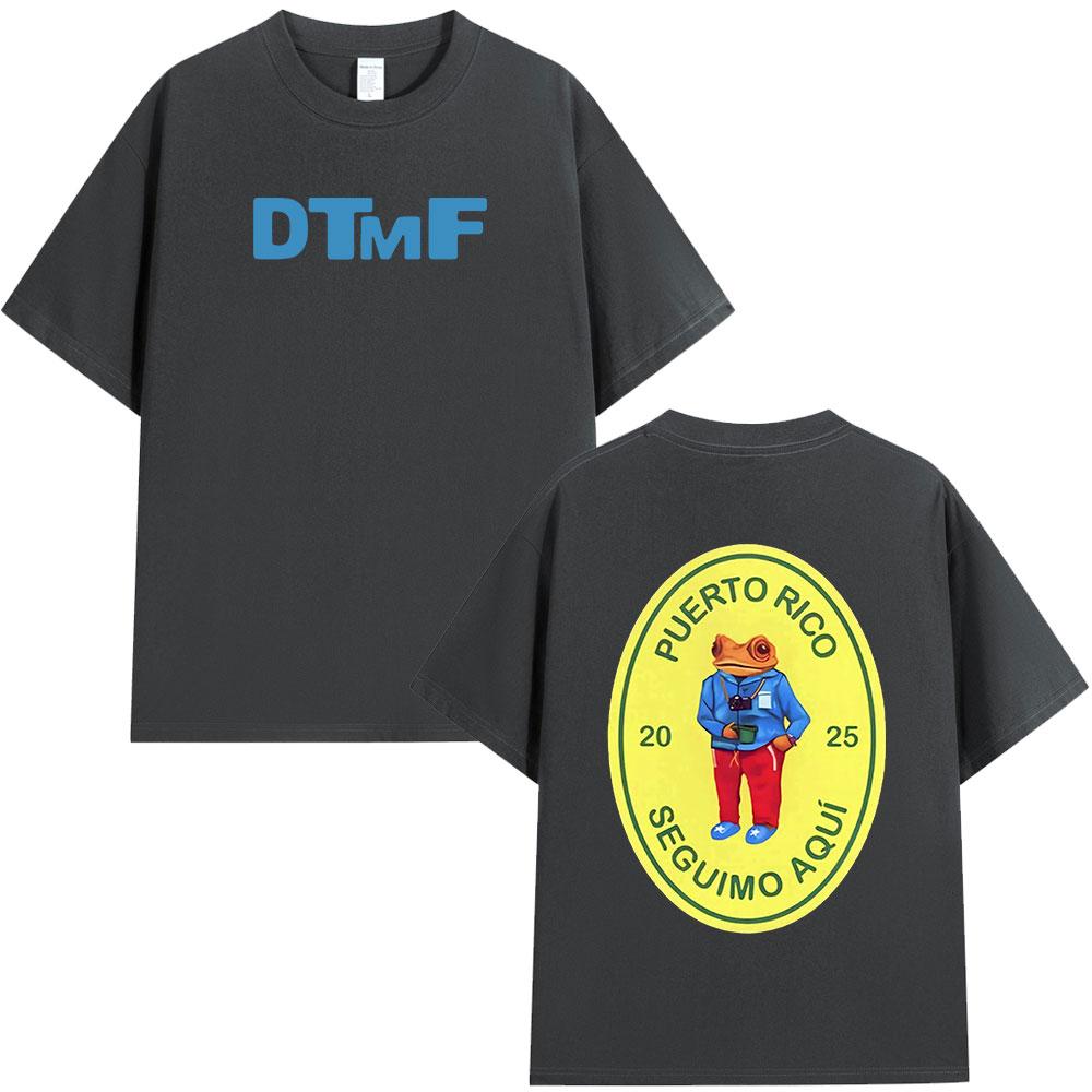 Bad Bunny DTMF Debi Tirar Mas Fotos 2025 New Album T Shirts Men Women Clothing Cotton Oversized T-shirts Hip Hop Fashion T-shirt