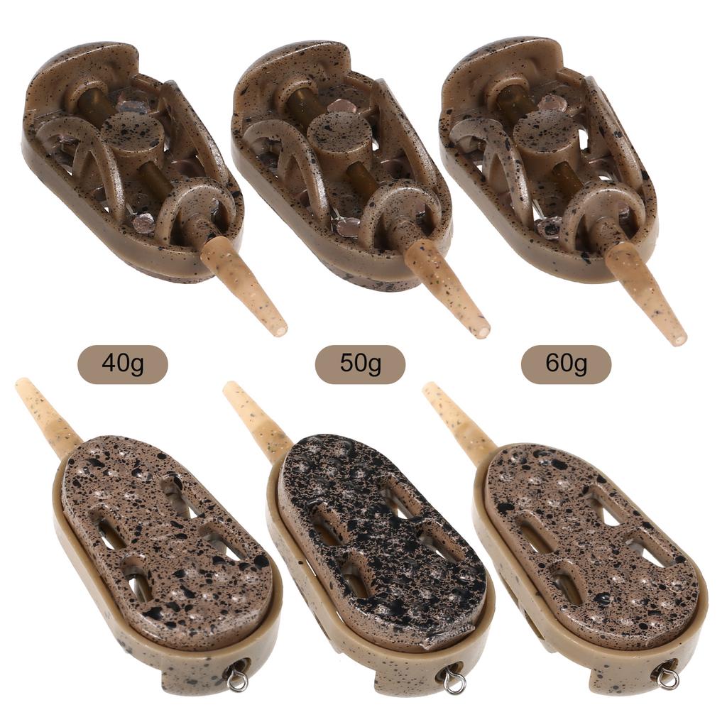 3ks Fishing Feeder Formy Rychloupínací formičky Návnada pro lov kaprů