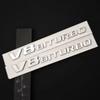 For Mercedes Benz ABS Chrome Car Trunk C43 C63 Emblem Sticker V8 BITURBO 4MATIC Badge Decals Accessories For Mercedes Benz AMG W205 W206 C205 WQ9