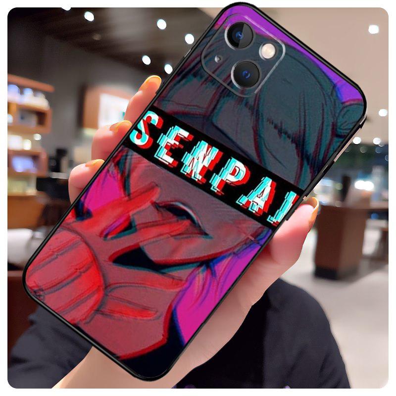 Sugoi Senpai Anime Case For iPhone 13 Pro Max 16 15 11 12 14 17 Pro Max mini 15 16 Plus 16e 17 Air Phone Cover