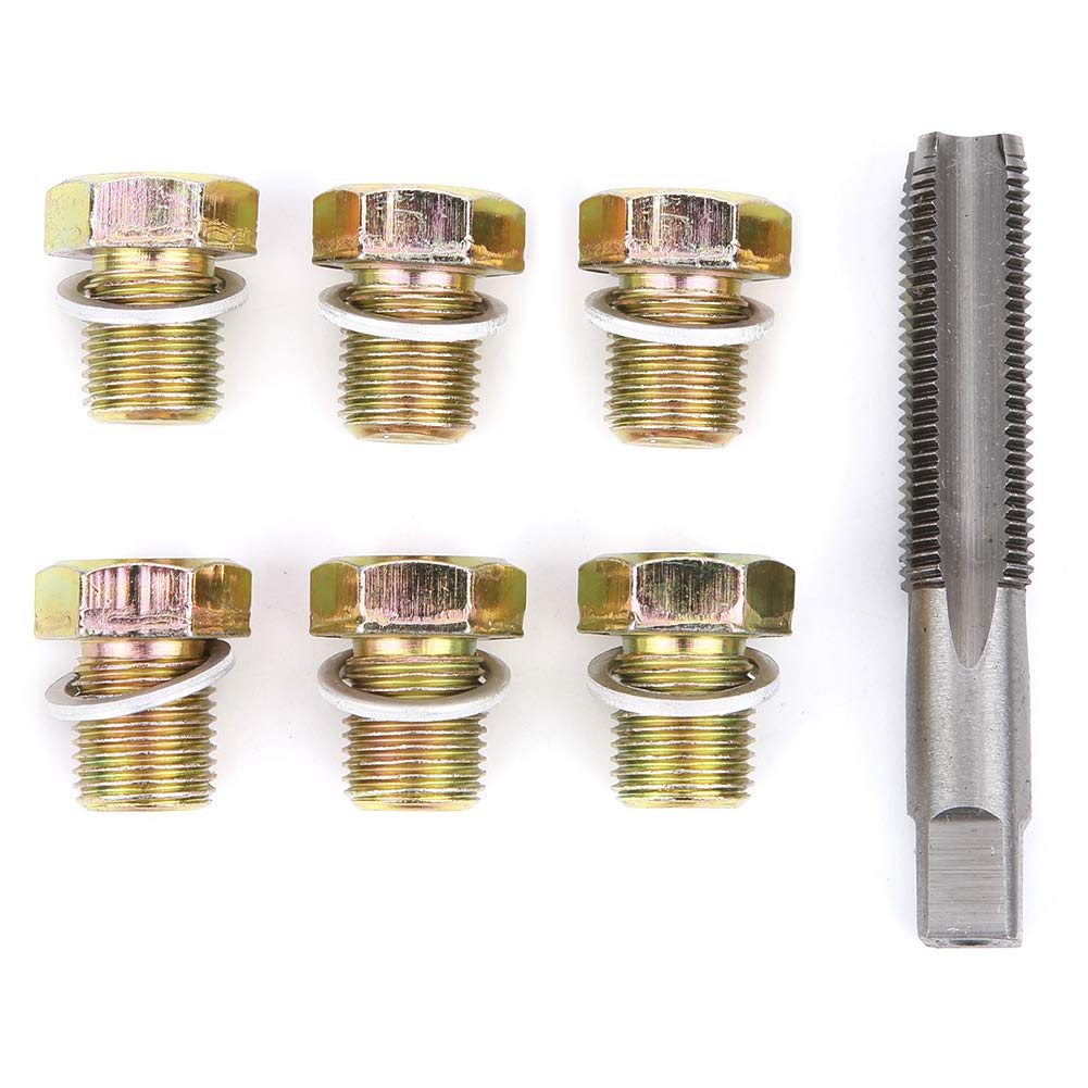 Thread Repair Kit, Oil Drain Plug Tap Set M13 X 1.25mm for Automotive Threading Tools, Gearbox Repair with Sump, Universal Fitment