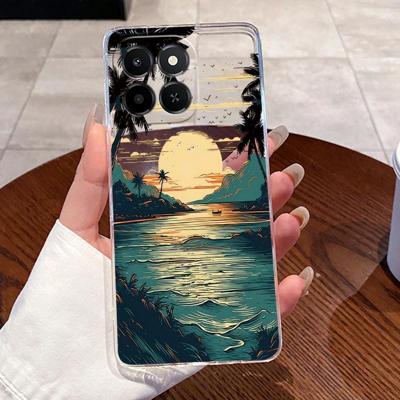For Honor X6c Case NIC-LX2 Clear Luxury Cute Love Rabbit Funny TPU Soft Silicone Phone Case Honor X6c Back Cover NIC-LX1 NIC-LX3
