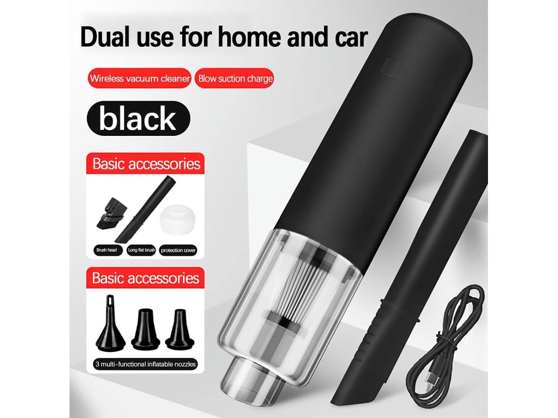 

Cordless Handheld Vacuum, 6000Pa Strong Suction, 30-Min Runtime – Lightweight Mini Cleaner , Black