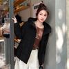 Winter New Cotton-padded Clothes Cotton-padded Clothes Hooded Versatile Loose and Thin Cotton-padded Jackets Simple Women's Jackets