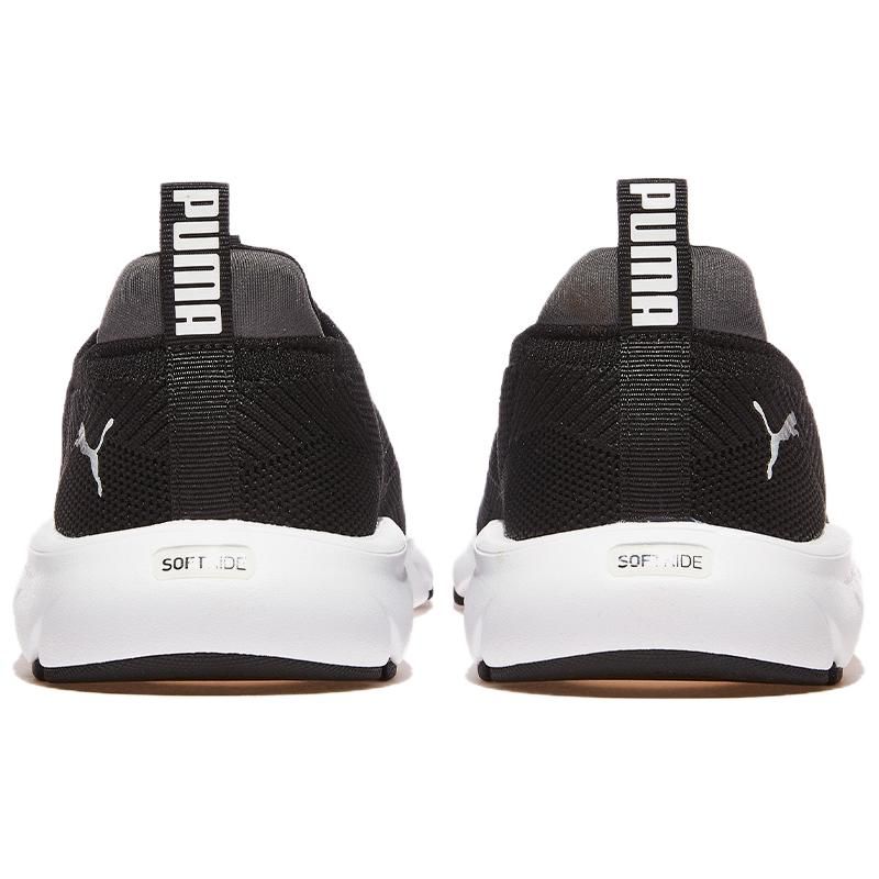 Puma Softride Fashion Bequem Stoßdämpfend Langlebig Low Top Lässige Laufschuhe Unisex Sneaker Schwarz Weiß 309833-01