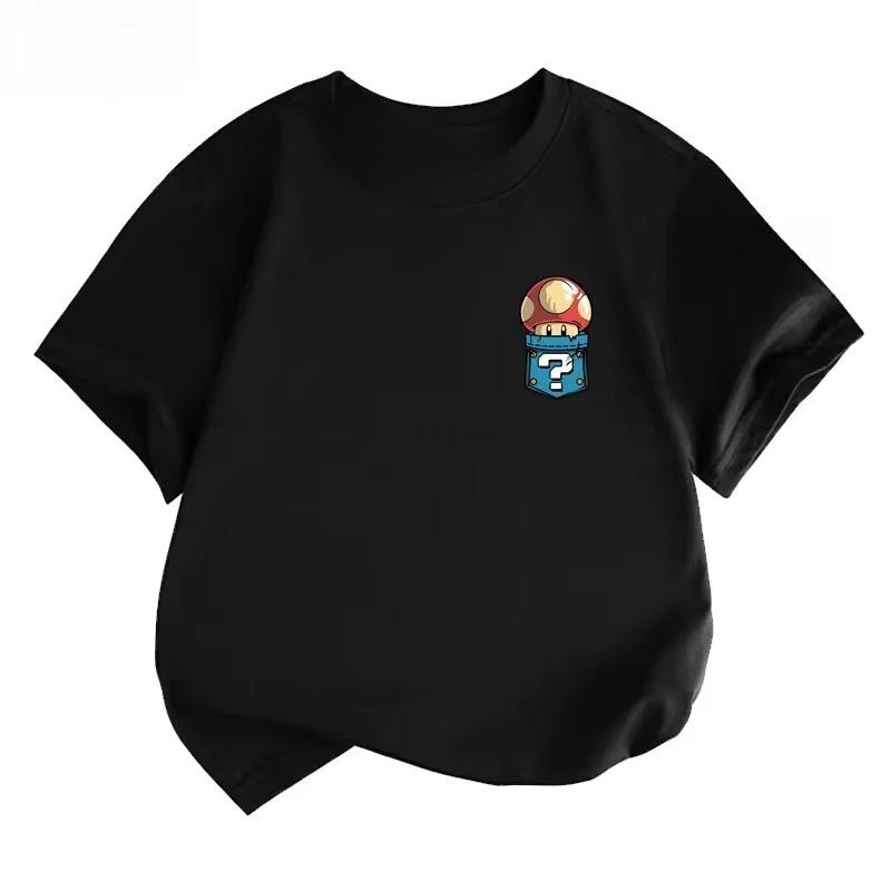 

2026 Super Mario Forever Brothers TShirt Cute Mario Luigi Circle Design Perfect Gift for Mario Fans Adults Kids Sizes S