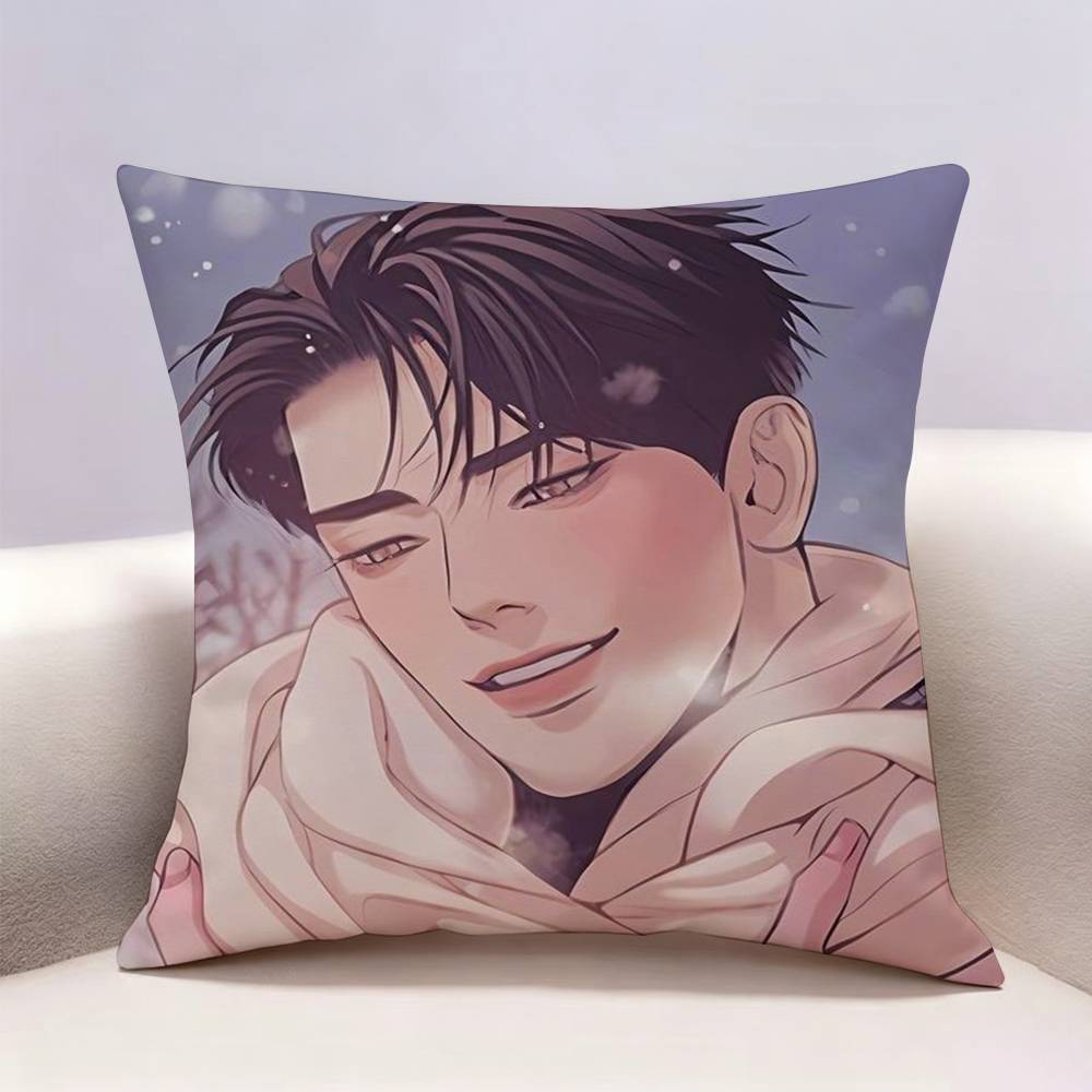 BL Drama Manhwa PPearl BBoy Doublesided print Pillow Case Cushion Cover Throw Pillow Case For Car Sofa