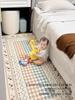 Classical Minimalist Style Loop Pile  Carpet Living Room Bedroom Bedside Warm Floor Mat Anti-slip Washable and Quick