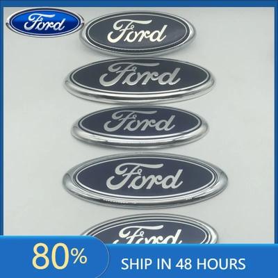 Automobilio lipdukas 2026 Ford 2025 Karštas 1 vnt. 3D mėlynas for ford Automobilio priekinės galvos dangčio emblema Galinis uodegos buferis bagažinė Vairas dangtis