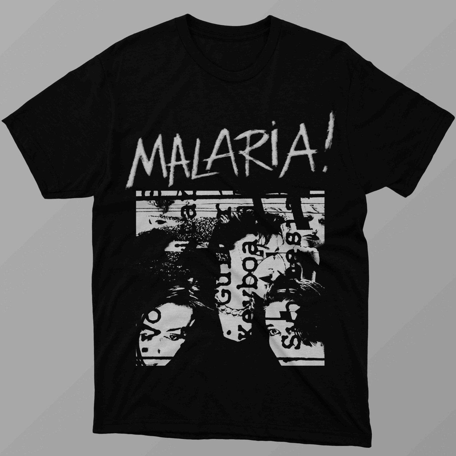 Malaria T-Shirt post punk goth S