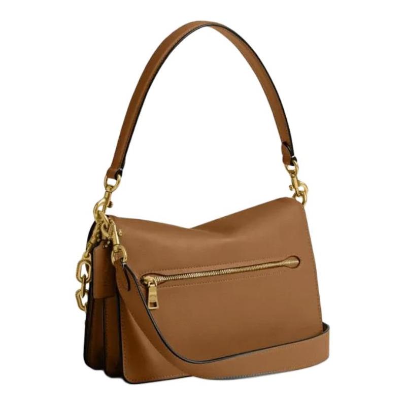 Coach Tabby 26 Detachable Chain Shoulder Strap Hand Crossbody Cowhide Shoulder Bag Medium Women's Honey Brown