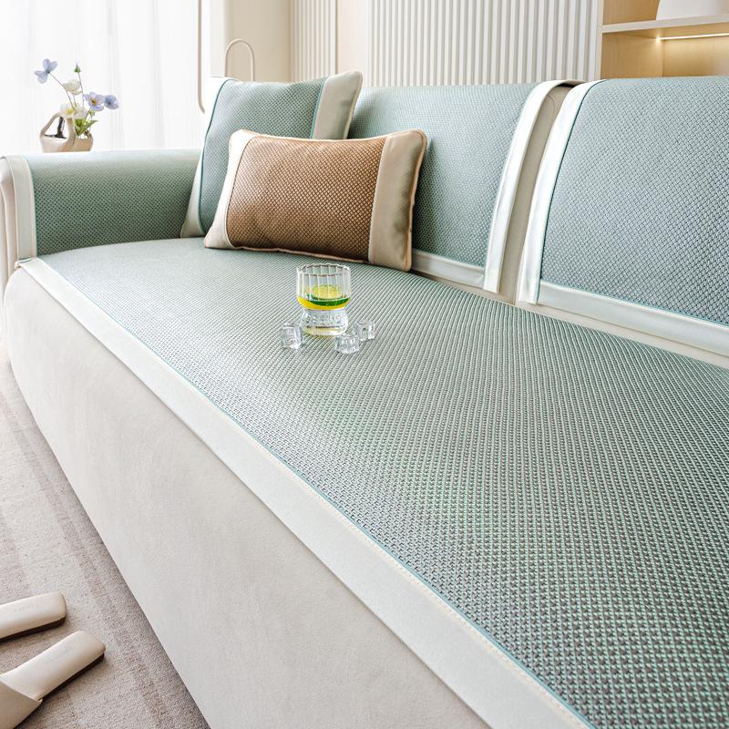 

Летний коврик для дивана, подушка, подушка для дивана, летняя охлаждающая подушка, нескользящая накладка на сиденье, чехол, новая подушка для сиденья, чехол из ледяного шелка 70*70cm