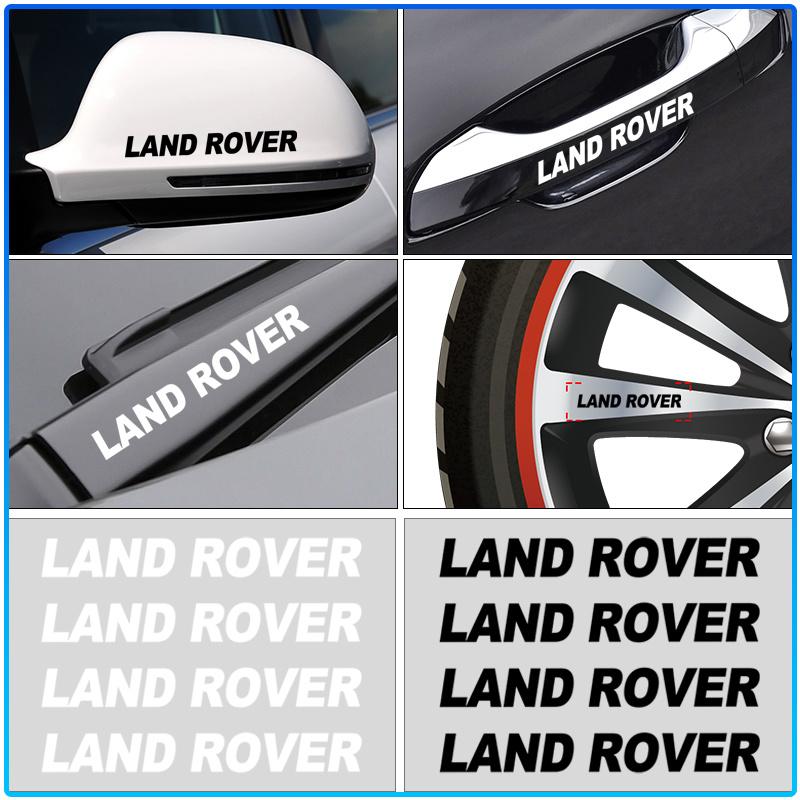 4 Stück Auto Türgriff Aufkleber Reifen Rückspiegel Aufkleber Für Land Rover Freelander 2 L2 L319 L462 LF Range Sport Evoque L322 Discovery 2 3 4Defender