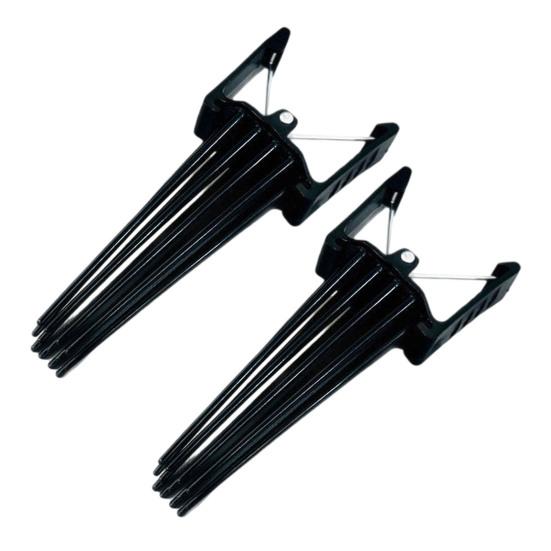 2Pcs Girl Hairpins, Crack-resistant Hair Organizer Clip, Decorative Broken Hair Fixer, Hair Accessory for Travel Shower Kitchen