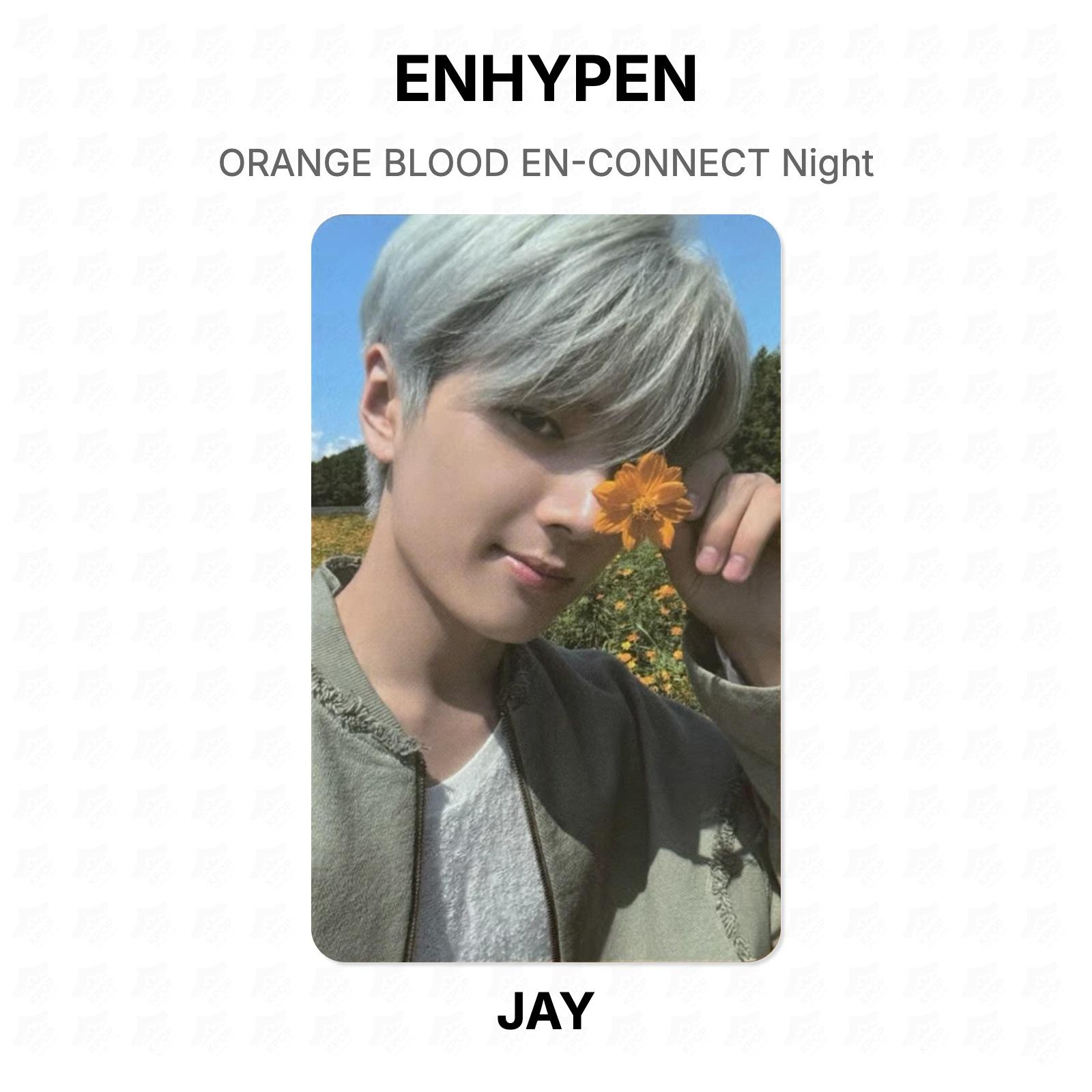 ENHYPEN ORANGE BLOOD EN-CONNECT Night Официальная фотокарточка JAY