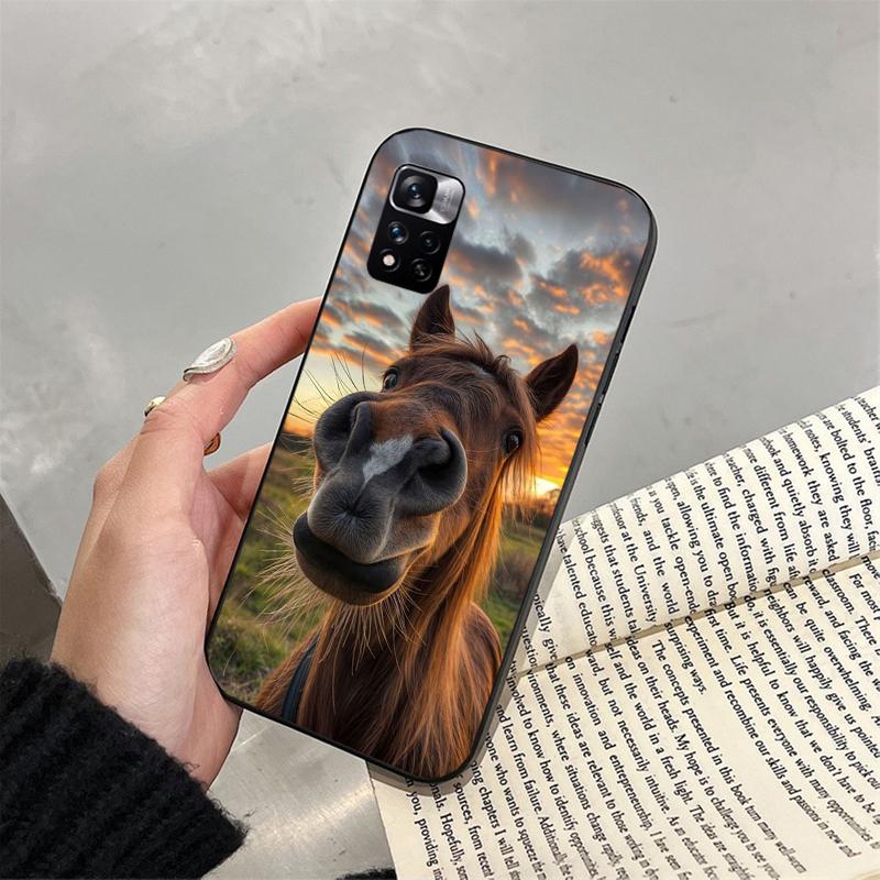 Phone Case For Xiaomi Poco C71 15T 14T Pro Redmi note 15 14 14 13 Pro Redmi A5 15C 13C foal Horse