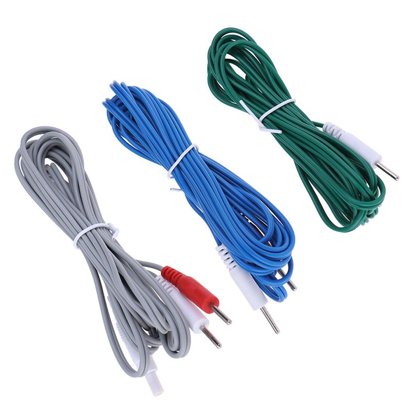 2.35Mm  Electrotherapy Electrode Lead Electric Shock Wires Cable For Massager Connection Cable Massage And Relaxation