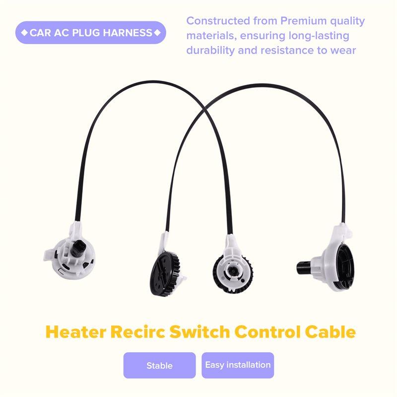 Car Heater Recirc Switch Control Cable AC Plug Harness 55906-0K010 55909-0K010 For Toyota Corolla RAV4 Hilux Vigo