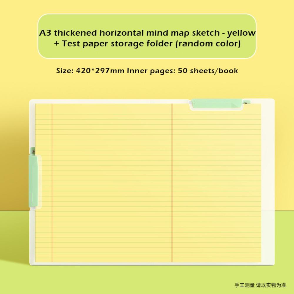 50 Blätter A3 A3 Notizbuch Mindmap Planung Notizzettel Multifunktionales Notizbuch Back To School Geschenk