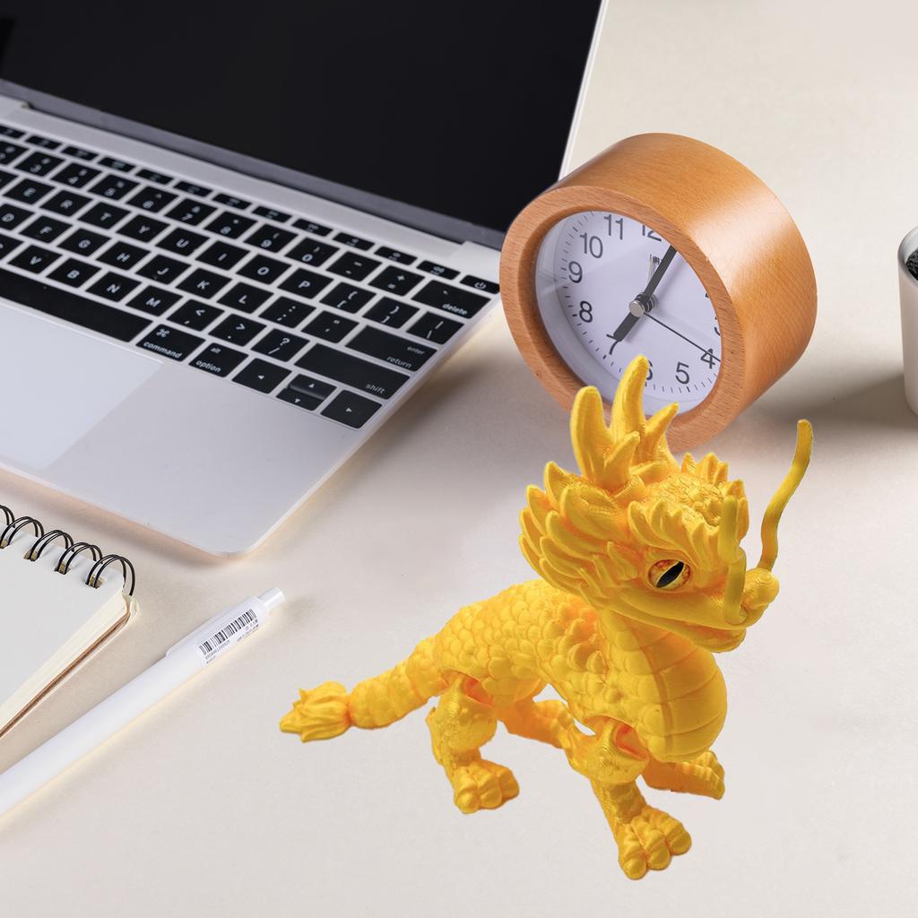3D Printed Kirin Figurine Movable Simulation Model Creative Toy for Children Desk Decoration and Gift