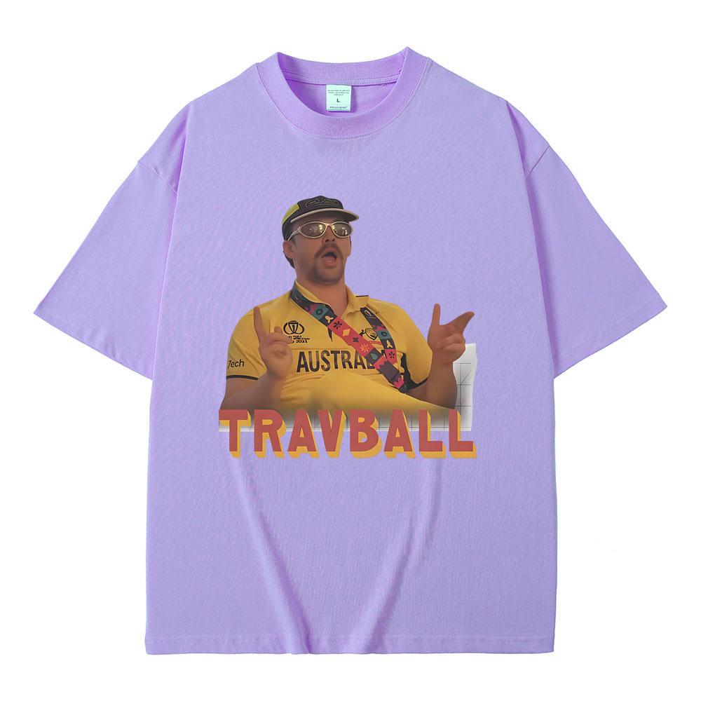 Travis Head TravBall Graphic Tshirt Men Women Fashion Loose Oversized Short Sleeve T Shirts Male Casual Vintage Cotton Tshirts