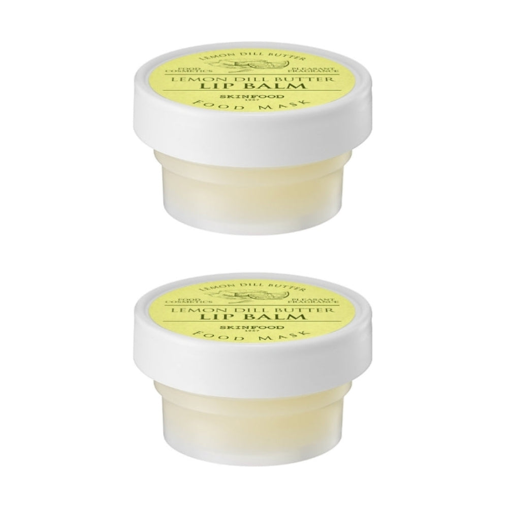 SKINFOOD Lemon Dill Butter Lip Balm 21g*2Pcs/4Pcs