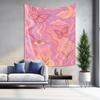 Dreamy Pink Butterfly  Flower Tapestry Artistic Wall Hanging Decor for Bedroom  Living Room