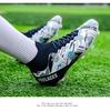 2024 Men's Fly-Knit High-Top Soccer Shoes with Breathable Sock Liner for Professional Turf Training