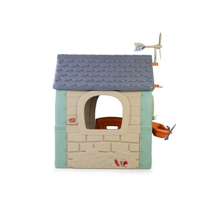 Kinderspeelhuis - FEBER - Recycle Eco Huis - Gerecycled Plastic - UV-bestendig - 150 cm Hoog