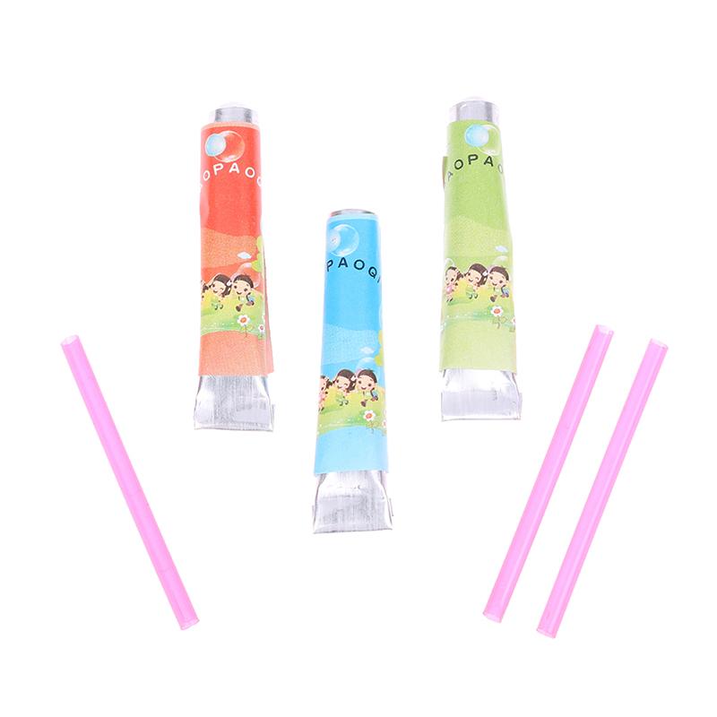 20Pcs Bubble Glue Blowing Ball Space Balloon Colorful Bobo Ball Toys Outdoor