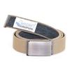 Gewalt Belt Stylish Reversible Belt Elastic Leather Casual Stretchy Unisex Made In Japan Free Size [SWINGPLUS] [Swing Plus] (Free, Beige)