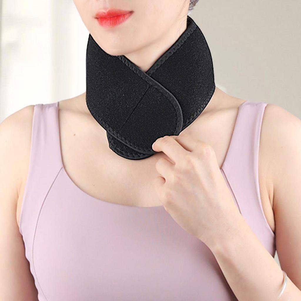 Neck Brace Warm Cervical Wrap Windproof Magnetic Warm Neck Brace For Men And Women Travel Air-Conditioned Room Home Nighttime