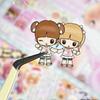 Anime Girl Art Sticker Book Pastel Colors Scrapbook Stickers Decorative Stickers  Phone Case DIY